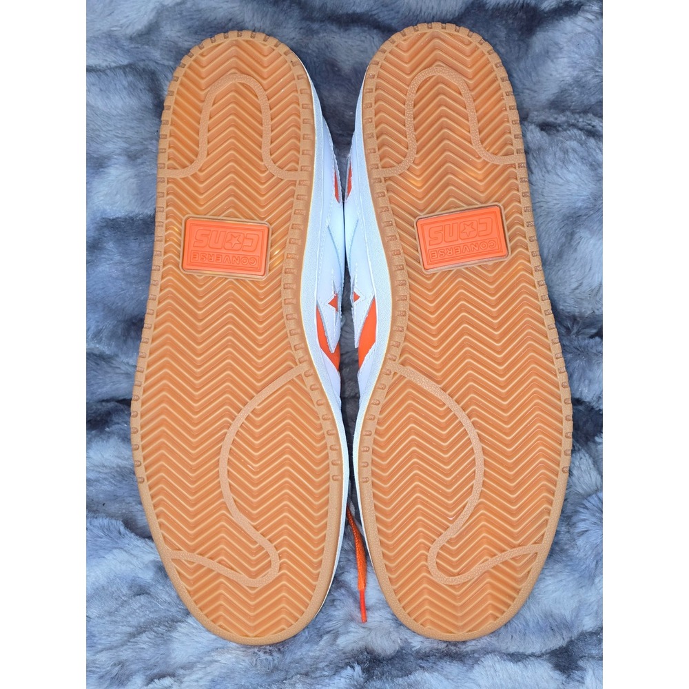 NWOT Converse CONS AS 1 Pro White Orange Leather Sneakers Men 10 - Picture 6 of 6